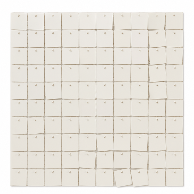 White Shimmer Sequin Backdrop Panel for Party Decoration