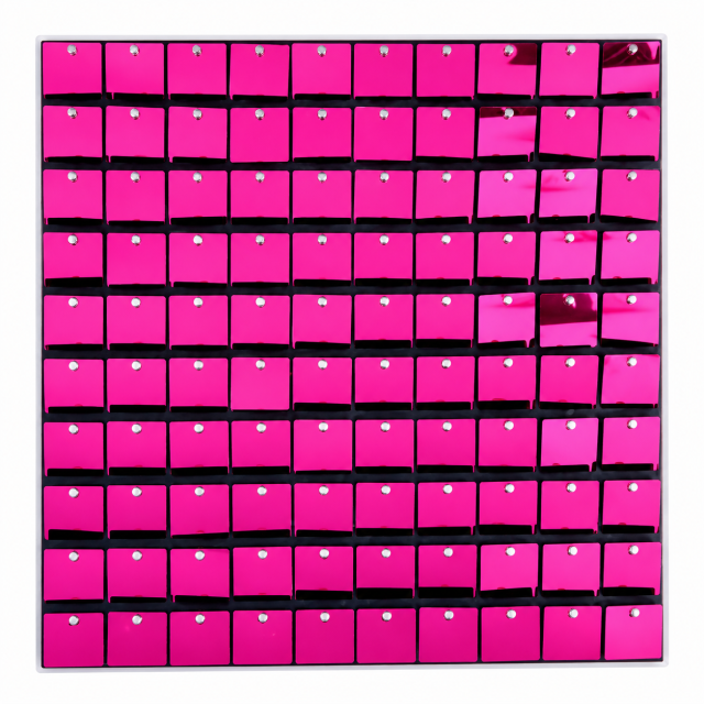 Hot Pink Shimmer Sequin Backdrop Panel for Party Decoration