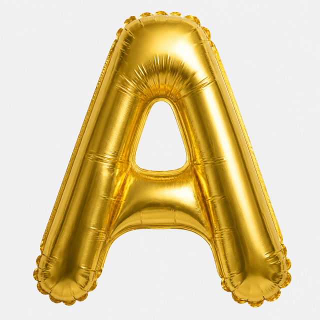 Alphabet A Foil Balloon