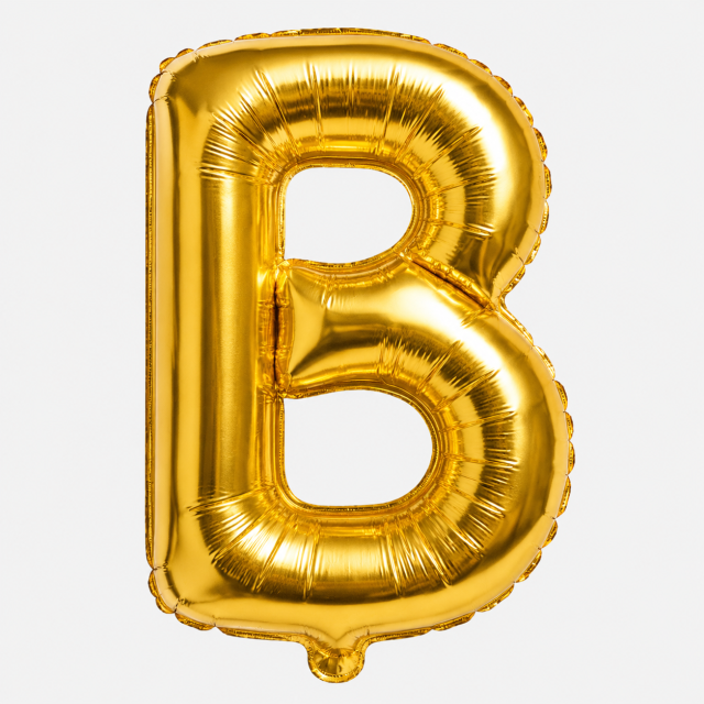 Alphabet B Foil Balloon