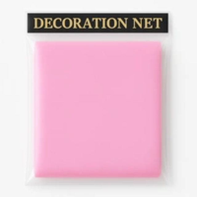 Light Pink Decoration Net