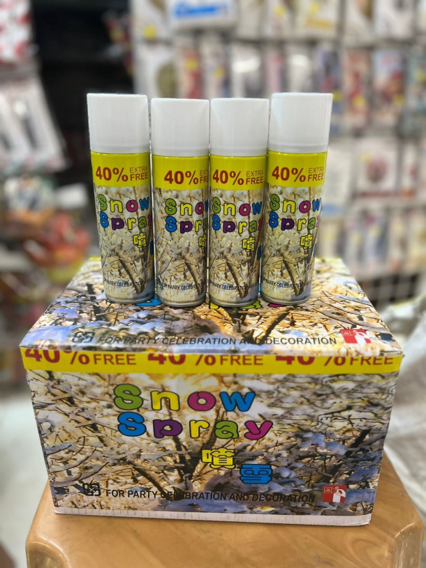 Party Snow Spray Can – Artificial Snow Effect Spray with 40% Extra Free