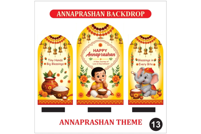Annaprashan Theme Backdrop Decoration Set